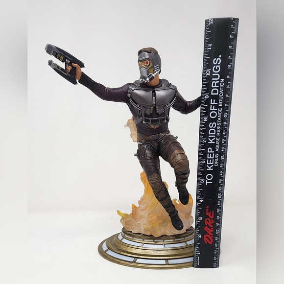 Rare Diamond Select Masked Marvel Star- Lord Guardians Of The Galaxy Statue 11" - Picture 11 of 16